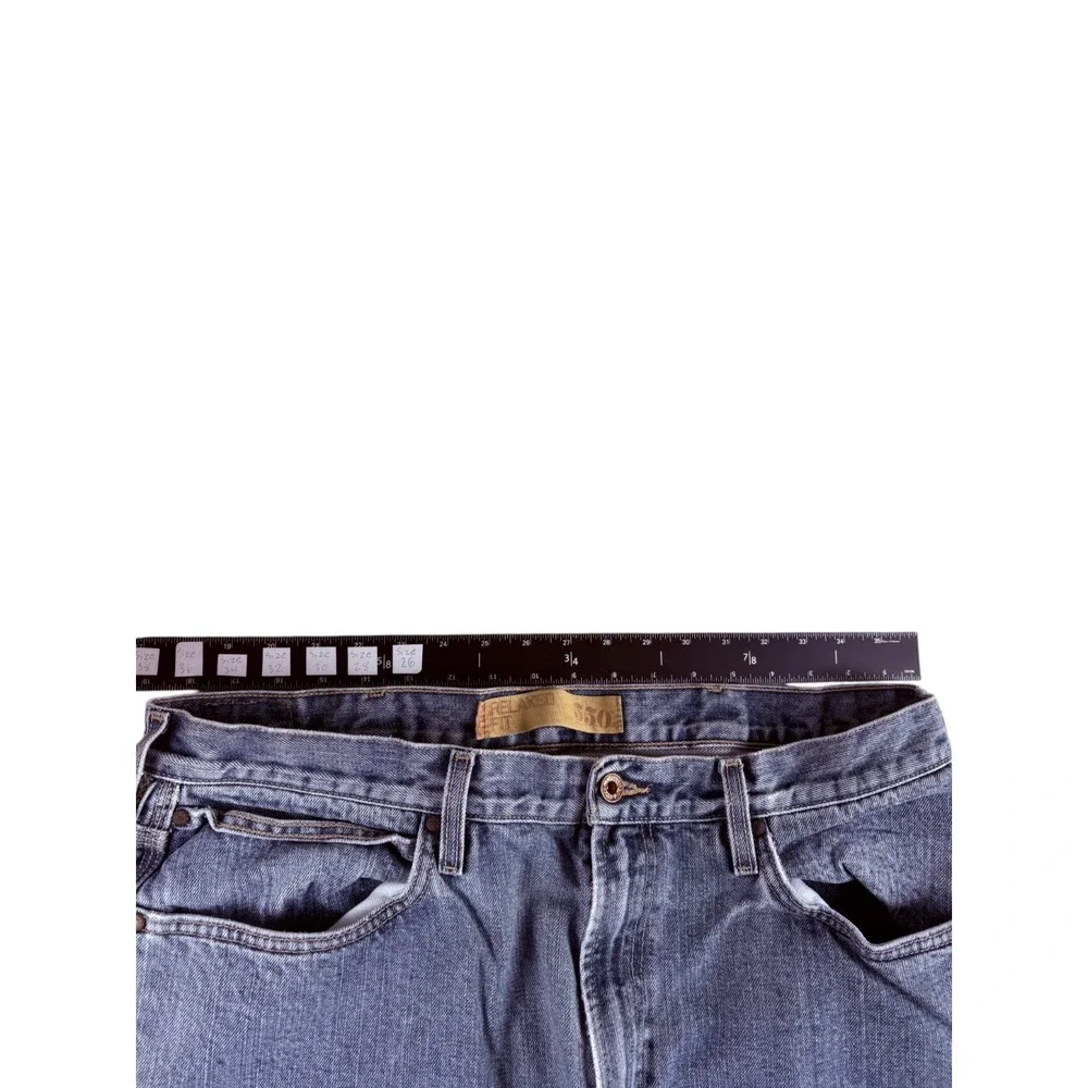 Levi's‎ 550 Relaxed Fit Jeans Mens 38x34 (37x33.5) Blue Denim Authentic Straight